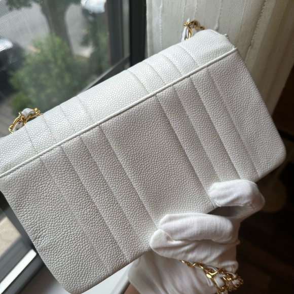 Vintage Chanel Mini Caviar Classic Flap Bag - Picture 4 of 16